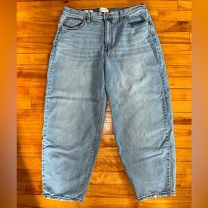 Universal Thread Balloon Jean 14R Light Wash Barrel Women’s Boho